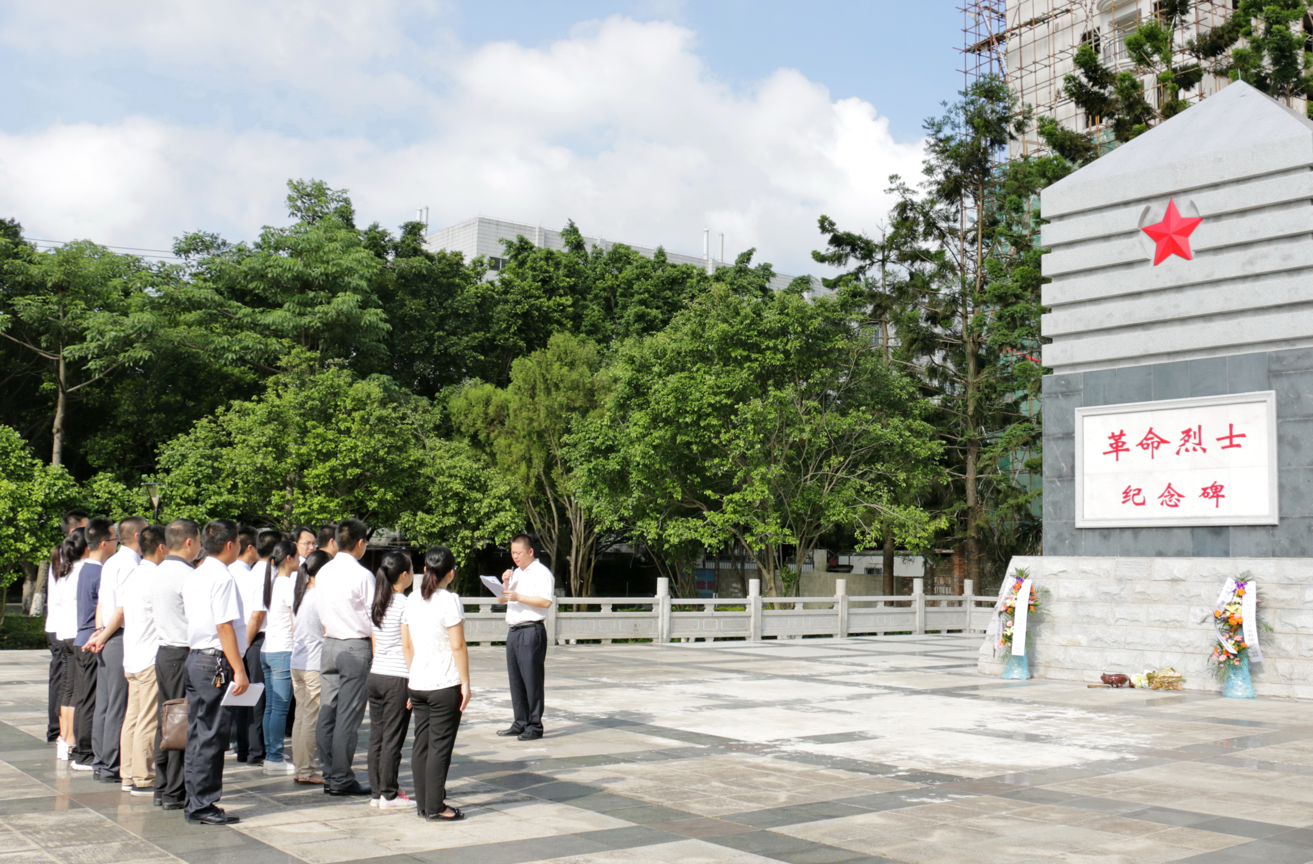 牛圩坡革命烈士墓革命傳統教育活動